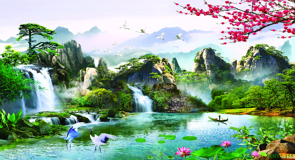 Phong cảnh sơn thủy hữu tình MHT2-155